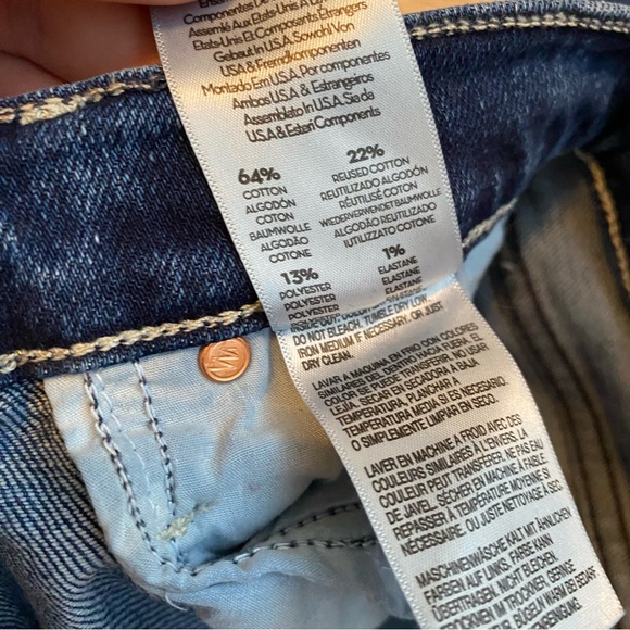 MOTHER High Waisted Rascal Sneak Fray - Picture 5 of 8